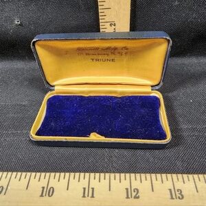 Vintage Triune Watch Box Empty Box Only Great Shape